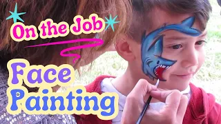 "On the Job" Face painting ~ Colorado River Fair