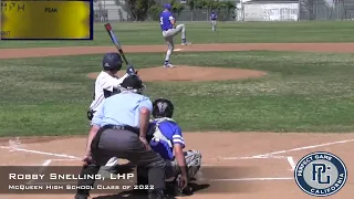 Robby Snelling Prospect Video, LHP, McQueen High School Class of 2022 Full outing vs Anaheim