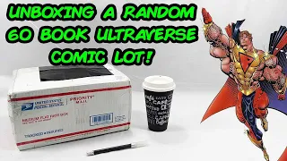 Unboxing a 60 Comic Book Random Ultraverse Mystery Box Lot!