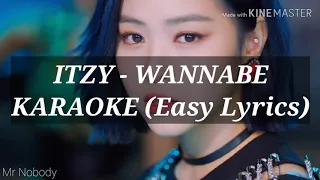 ITZY - WANNABE | KARAOKE (Easy Lyrics)