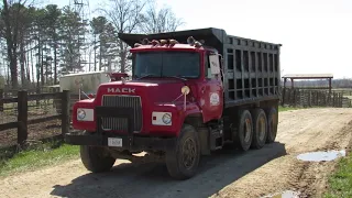 1987 MACK DM686S TRI AXLE DUMP TRUCK 24492