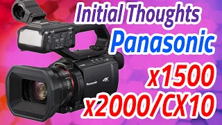 Panasonic x1500 x2000 CX10 Initial Impressions: A pint-sized camcorder with professional perks