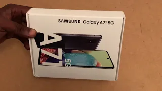 Samsung Galaxy A71 5G (US Version) Unboxing and Setup