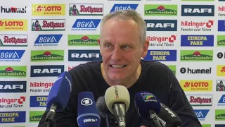 SC Freiburg: Trainer Christian Streich über den "Ausraster" beim Spiel gegen Schalke