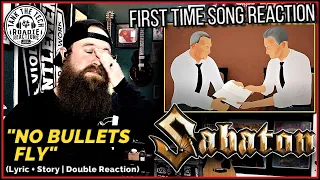 Sabaton - "No Bullets Fly" (Lyric + Animated Story | Double Reaction) | ROADIE REACTIONS