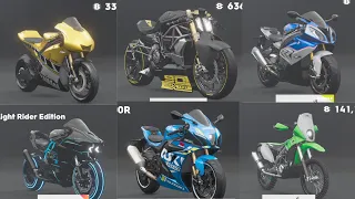 All Bikes- All Motorcycles List  2021 | The Crew 2