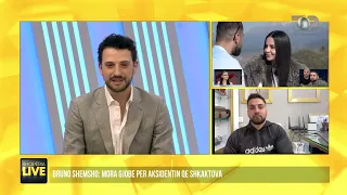 Bruno merr familjen në telefon pas aksidentit me makinë, ja çfarë i tha Ana-Shqipëria Live