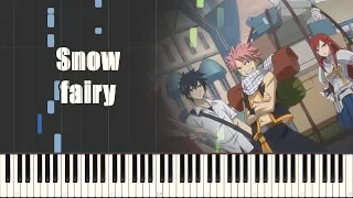 Fairy Tail Opening 1 - Snow fairy (Piano Synthesia Old Ver.)