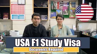 Documents Required For USA F1 Study Visa | Bank Statement | Checklist | I20 | SEVIS Fees