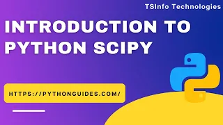 Introduction to Python Scipy | What is Scipy in Python