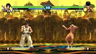 Kim Kaphwan vs Joe Higashi (Hardest AI) - KOF XIII