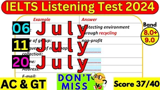 09 May, 18 May, 25 May 2024 IELTS LISTENING PRACTICE TEST 2024 WITH ANSWERS | IELTS | IDP & BC