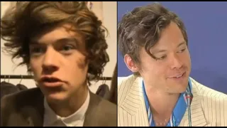 Harry growing up through the years #harrystyles #larrystylinson #onedirection