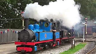 #shorts Hawk and Owl 0-4-0+0-4-0 side tank locomotives at Clayton West Kirklees Light Railway 2021