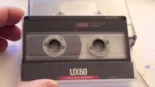 SONY UCX • UCX S • UX • UX S • UX ES • UX Pro TYPE II CASSETTES 1985 to 1995