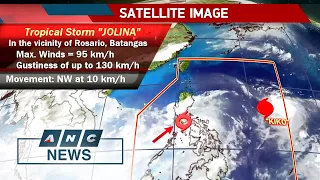 'Jolina' makes landfall in Batangas; 'Kiko' slightly intensifies | ANC
