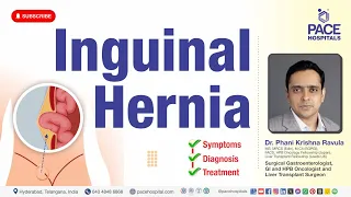 Inguinal Hernia (Groin Hernia) - Causes, Symptoms and Treatment | Dr Phani Krishna Ravula