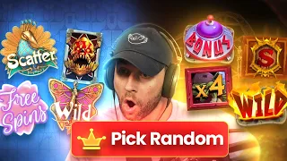 GAMDOM picks RANDOM SLOTS & I SPIN IN a $100,000 BONUS!! (Bonus Buys)