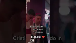 Cristiano Ronaldo in lacrime dopo l'eliminazione dal mondiale. #cristianoronaldo #ronaldo #cr7