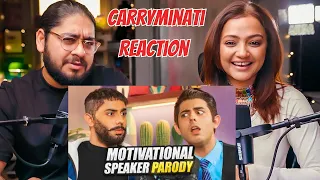 MOTIVATIONAL SPEAKER PARODY | CARRYMINATI | Neeti and Raman