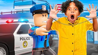 KYRIE GOT ARRESTED IN ROBLOX | The Prince Family Clubhouse