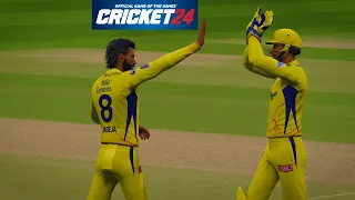 CSK vs MI - IPL 2024 - NEW UPDATED TEAMS CRICKET 24 PC GAMEPLAY #csk #mi