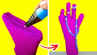 CRÉATIONS COOL ET FACILES AU STYLO 3D || Créations Géniales et Idées Déco Simples Par 123 GO Like!