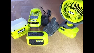 Ryobi 18v one+3 tool Camper's Kit "I Saved $125" (1-12)