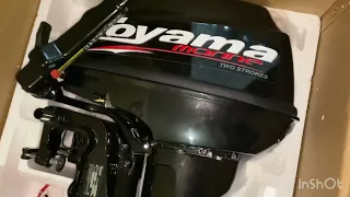 Распаковка нового лодочного мотора Toyama 9.9(15сил)