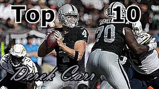 Derek Carr Top 10 Plays of Career