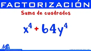 Factorización Suma de Cuadrados | Ejemplo 1