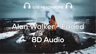 Alan Walker - Faded | 8D Music / Audio (USE HEADPHONES 🎧) 🎵