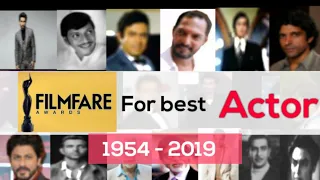 Winners of Filmfare awards for best actor (1954-2019)