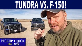 Truck Comparison! 2022 Toyota Tundra vs. 2021 Ford F-150