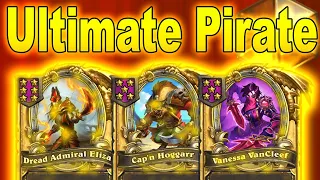 7 Cap'n Hoggarr Ultra Golden Infinite Gold Pirates Build | Christian Hearthstone Battlegrounds