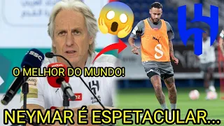 OLHA O QUE JORGE JESUS O TÉCNICO DO AL-HILAL FALOU DE NEYMAR😯