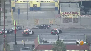 Man Arrested In South LA After Leading Police On High-Speed Chase That Ended With T-Bone Crash