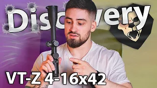 Оптический прицел Discovery VT-Z 4-16x42SFIR (25.4 мм, Weaver, оригинал) видео обзор