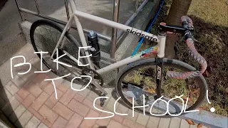 Fixed Gear Bike to School! | Fixievlog 001