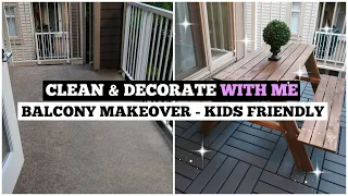 DIY CONDO BALCONY MAKEOVER ON BUDGET WITH IKEA RUNNEN & IKEA RESO | DIY BALCONY MAKEOVER FOR KIDS