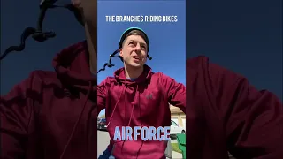 The Military Branches Riding Bikes #marinescorps #shorts #army #airforce #navy