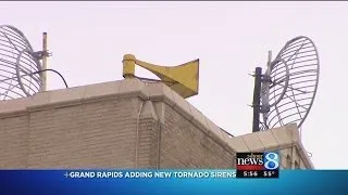 Grand Rapids getting new warning sirens