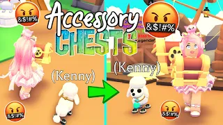 wie viel PECH ❌ kann man haben... 🅽🅴🆄🅴 ACCESSORY CHESTS 🎁 öffnen in Adopt Me! Roblox DEUTSCH