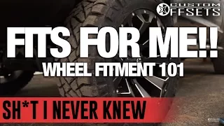 Sh*t I Never Knew: Fits For Me! || Wheel Fitment 101