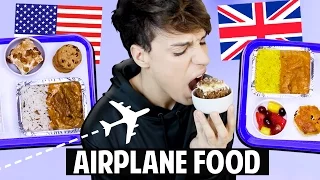 AMERICAN vs. BRITISH Airplane Food