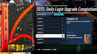 How to Complete TOTS Daily Login Upgrade Completionist Objective! Fifa 23 Ultimate Team