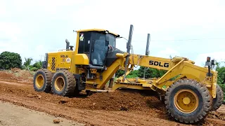 The Most Amazing Soil Push Techniques For New Foundation Road Construction By Road-Making Machinery