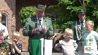 Schützenfest in Dolberg - Abholen des Jubelkönigs.