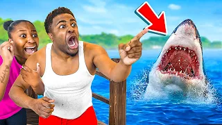 WE ALMOST GOT ATTACKED BY A SHARK! *Caught On Camera*
