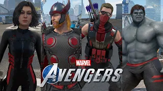 Marvel's Avengers - Red Room and Black Widows Avengers End Game Skins!